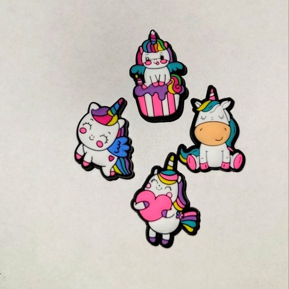 Jibbitz Accessories 4 Assorted Unicorn Jibbitz Charms Poshmark